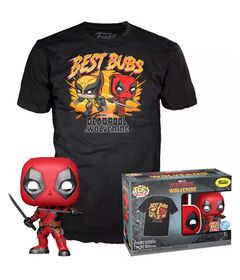 Funko Tee! Marvel Deadpool & Wolverine: Deadpool Funko and T-Shirt (XL)