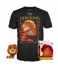 Set POP figure & Tee Disney The Lion King Mufasa (L)