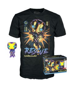 Set figure POP & Tee Marvel Avengers Rescue Exclusive (XL)