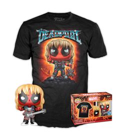 Set figure POP & Tee Marvel Deadpool Heavy Metal 889698750547