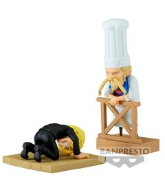 One Piece WCF Log Series Sanji & Zeff 2 world collectable figure 8cm