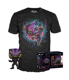 Funko Set figure POP & Tee Marvel Wakanda Forever Black Panther Exclusive (S)
