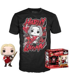 Set figure POP & Tee DC Comics Escuadron Suicida Harley Quinn (XL)