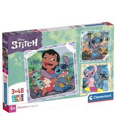 Clementoni Puzzle - Disney Stitch 3x48pcs