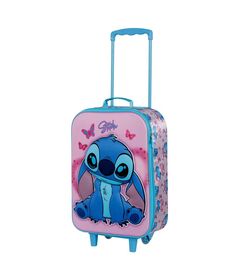 KARACTERMANIA Disney Stitch Adorable 3D trolley suitcase