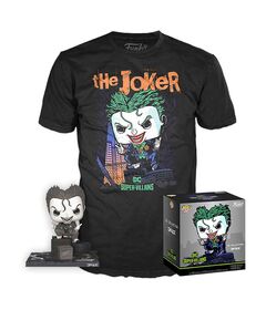 Set POP figure & Tee DC Comics Jim Lee Joker (S)