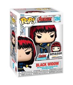 Funko Pop! Marvel Avengers 60th Anniversary Comic: Black Widow with Pin Exclusive 1260