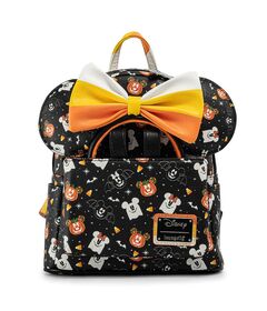 Loungefly Disney Mickey and minnie Spooky Halloween Backpack + headband set 27cm 671803378933