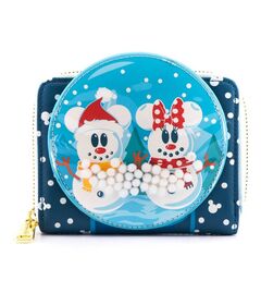 LOUNGEFLY Loungefly Disney Snowman Mickey Minnie wallet
