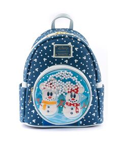 Loungefly Disney Snowman Mickey Minnie backpack  26cm 671803382763
