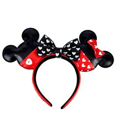 LOUNGEFLY Loungefly Disney Mickey and Minnie Valentines headband