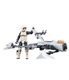 Star Wars the Mandalorian Speeder Bike Scout Trooper & Grogu figure 9cm