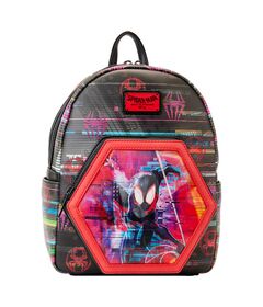 Loungefly Marvel Spiderman Across the Spider-Verse Lenticular backpack 27cm 671803441880