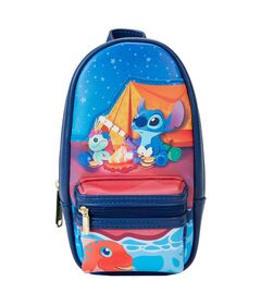 Loungefly Disney Stitch Camping Cuties pencil case 671803513723