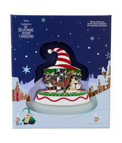 LOUNGEFLY Loungefly Disney Nightmare Before Christmas Town Carousel enamel pin