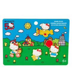 LOUNGEFLY Loungefly Hello Kitty 50th Anniversary pack 4 Enamel Pins