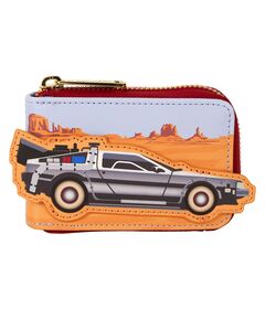 LOUNGEFLY Loungefly Back to the Future 40th Anniversary Delorean Accordion card holder