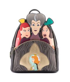 Loungefly Disney Cinderella Evil Stepmother and Stepsisters Villains backpack 26cm 671803386280