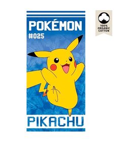 Pokemon Pikachu beach towel cotton 8436580114608