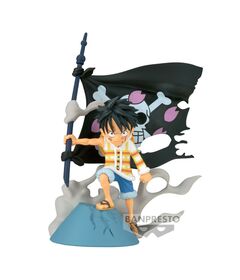 One Piece WCF Log Stories Monkey D Luffy figure 8cm
