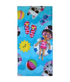 Gabbys Dollhouse cotton beach towel 8435507876551