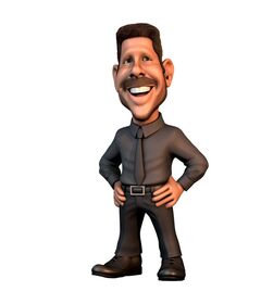 Atletico de Madrid Cholo Simeone Minix figure 7cm