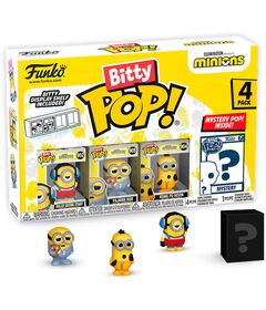FUNKO BITTY POP 4 Pack Minions Roller Skating Stuart 73037