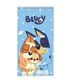 Bluey microfibre beach towel 8435746907504