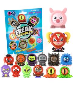 WORLD ALIVE Freak Marbles Surprise bag Marble + Skin assorted