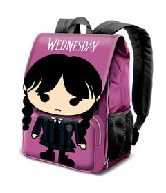 Wednesday Chibi flap backpack 45cm 8445118063509