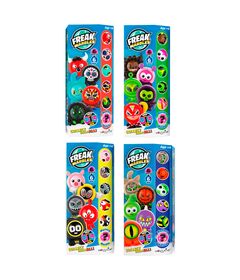 WORLD ALIVE Freak Marbles assorted set 6 Marbles + Skin