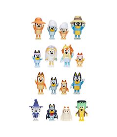 FAMOSA Bluey assorted pack 4 figures