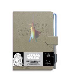 Taccuino A5 + Penna Star Wars Spada Laser Luke Skywalker