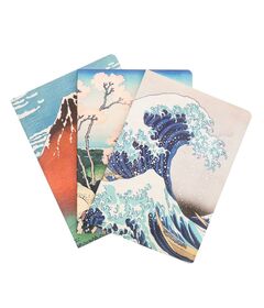 ERIK The Great Wave of Kanagawa Hokusai pack 3 A5 notebooks