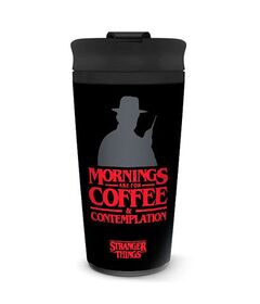 Stranger Things Coffe and Contemplation travel mug 5050574253710