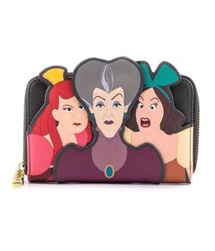 LOUNGEFLY Loungefly Disney Cinderella Evil Stepmother and Stepsisters Villains wallet