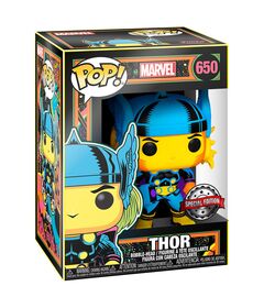 FUNKO POP figure Marvel Thor Black Light Exclusive