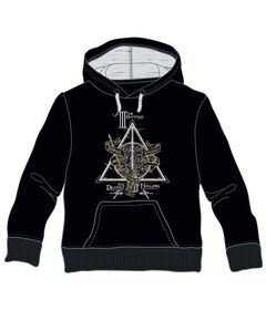 WARNER BROS. DISCOVERY Harry Potter Deathly Hallows hooded sweatshirt