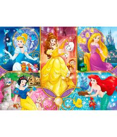 Clementoni Puzzle - Disney Princess Brilliant 104pcs