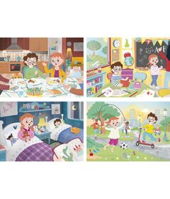 Clementoni Puzzle - A Beautiful Day 2x20pcs 2x60pcs