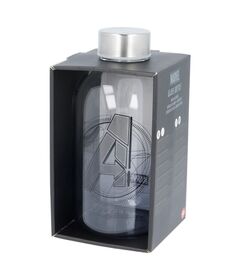 STOR Marvel Avengers glass bottle 620ml