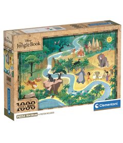 Clementoni Puzzle - Disney The Jungle Book Map 1000pcs