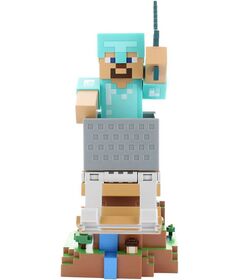CABLE GUYS Minecraft Steve Con Armatura In Diamante CGCRMC400756