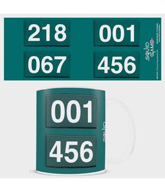 Tazza Squid Game Numbers