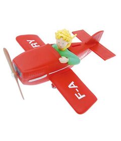 PLASTOY Money Box The Little Prince w/Plane 80028