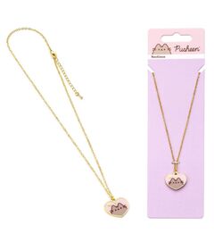 Collana Pusheen The Cat Pink and Gold Heart