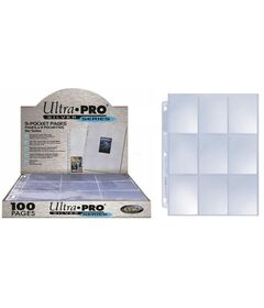 ULTRA PRO Foglio Trasparente 9 Tasche Silver 1pz
