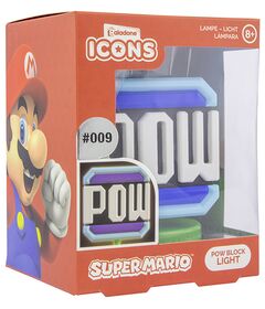 Paladone Icons Super Mario Pow Block