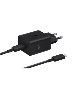 Samsung New Fast GaN Travel Charger 45W + Cable Type C To Type C Black