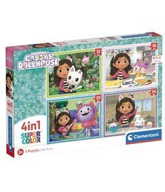 Clementoni Puzzle - Gabbys Dollhouse 12-16-20-24pcs
